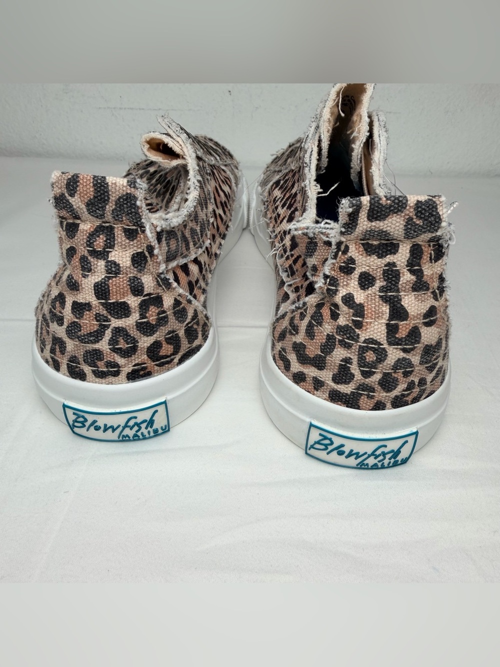 Blowfish Leopard Print Slip-On Canvas Sneakers - Picture 3 of 7